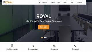 Royal Multipurpose HTML5 Responsive Template | Themeforest Website Templates and Themes