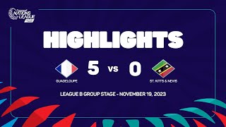Highlights | Guadeloupe vs St. Kitts & Nevis | 2023/24 Concacaf Nations League