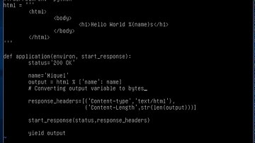 WSGI Python3 Error: sequence of byte string values expected