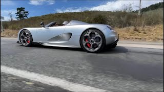 Koenigsegg Agera,regera & CC850 cold stars & revs in 4k #foryou #koenigsegg #viralvideo