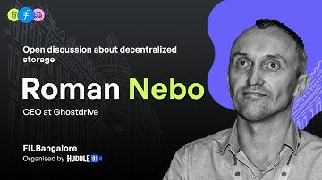 Open discussion about Decentralised Storage | Keynote by Roman Nebo | Founder at Ghostdrive