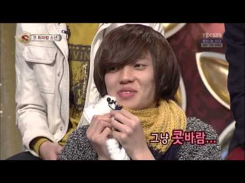 130112 틴탑 니엘 코휘파람 불기 어려워요(깨알컷)
