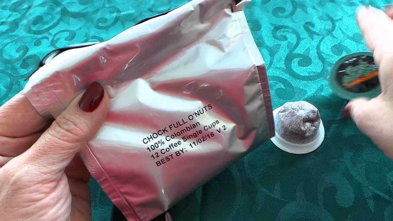 Chock Full o' Nuts Coffee KCups, Single Serve Pods YouTube