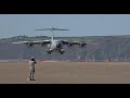 Spectacular beach landing RAF Airbus A400M Atlas
