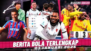 Download Lagu AC Milan 16 Laga Tak KALAH di Serie A 🔥 RC Lens PERLEBAR JARAK di Ligue 1 👌  Palace RESMIKAN Johnson MP3