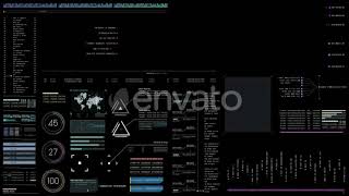 User Interface Head Up Display Elements | Motion Graphics - Envato elements