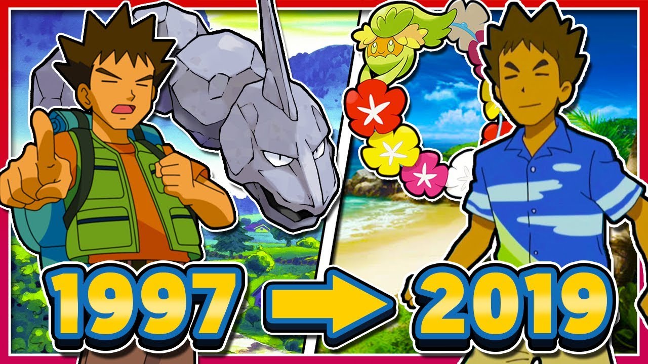 Pokemon Anime Character Study The Evolution Of Brock 1997 2019 Pokemon Anime Character Study The Evolution Of Brock 1997 2019