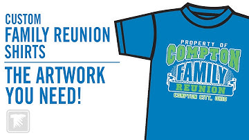 Print Custom Family Reunion T-Shirts