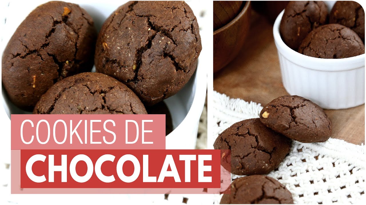 COOKIES DE CHOCOLATE COM CASTANHAS - FÁCIL E RÁPIDO | Mamãe Vida Saudável #355