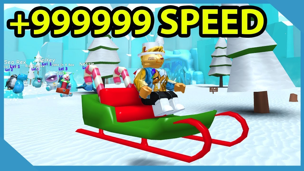 The Fastest Elf Sled In Roblox Snowman Simulator Youtube - roblox snowman simulator how to use sleigh