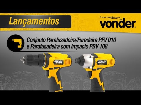 Conjunto ParafusadeiraFuradeira PFV