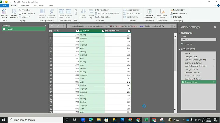 Pivot Column with Aggregation in EXCEL (Using Power Query)