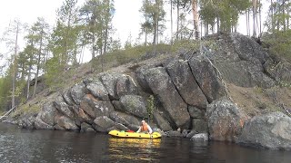 В Карелию с Петей  легкоходом.