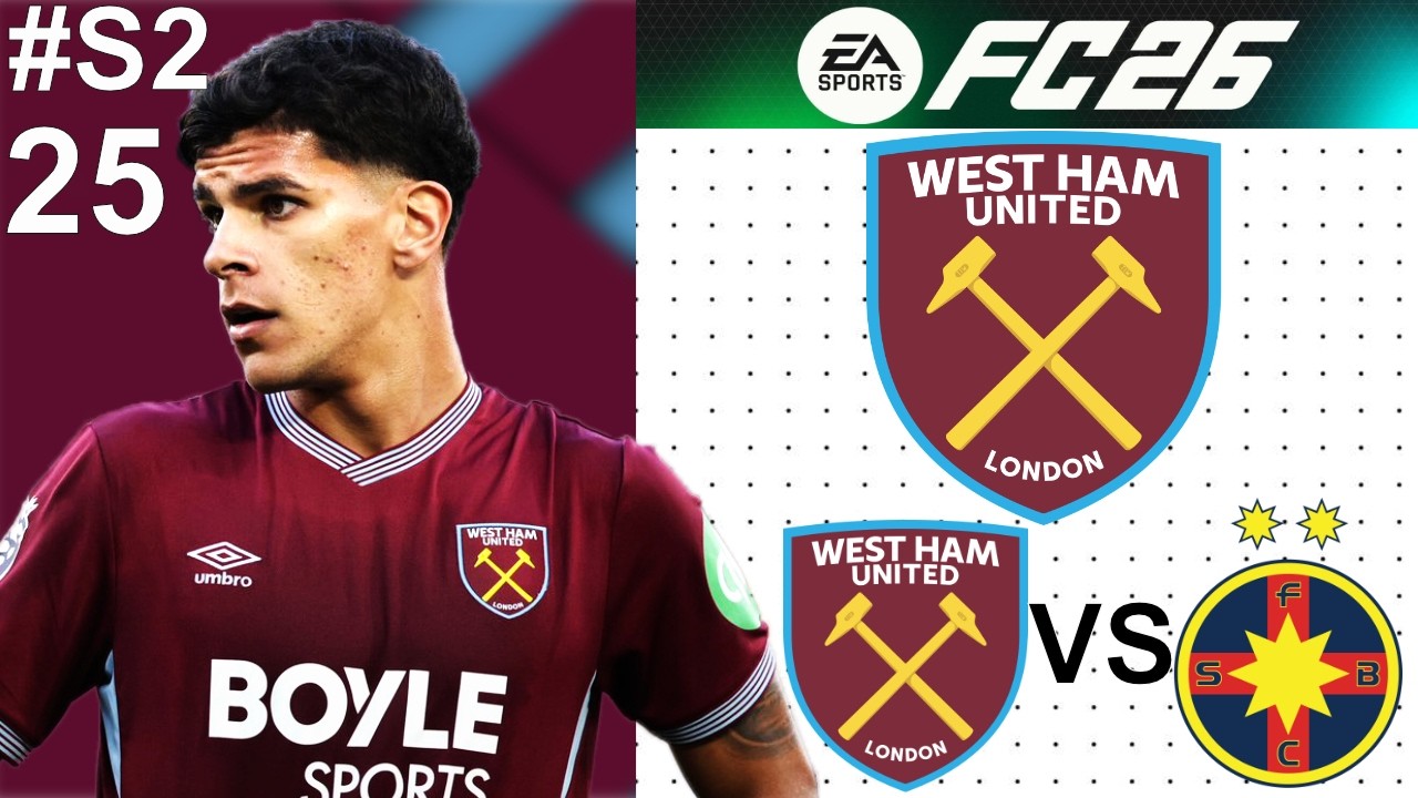EA FC 26 West Ham United Road to Glory Career Mode Season 2 Episode 25 No Commentary