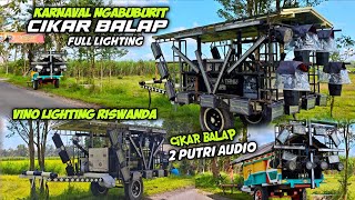 First In Indonesiaontran Ontran Carnival Ngabuburit Cikar Balap  Lighting