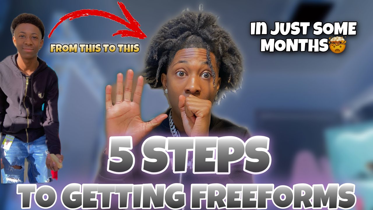 5 steps to make freeform dreads🤯🔥