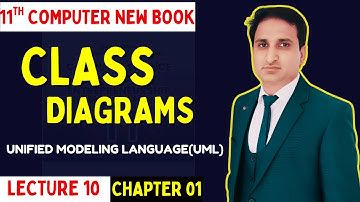 Class Diagrams in UML | 11th Class Computer Chapter 1 | 1st Year Computer Class Diagrams