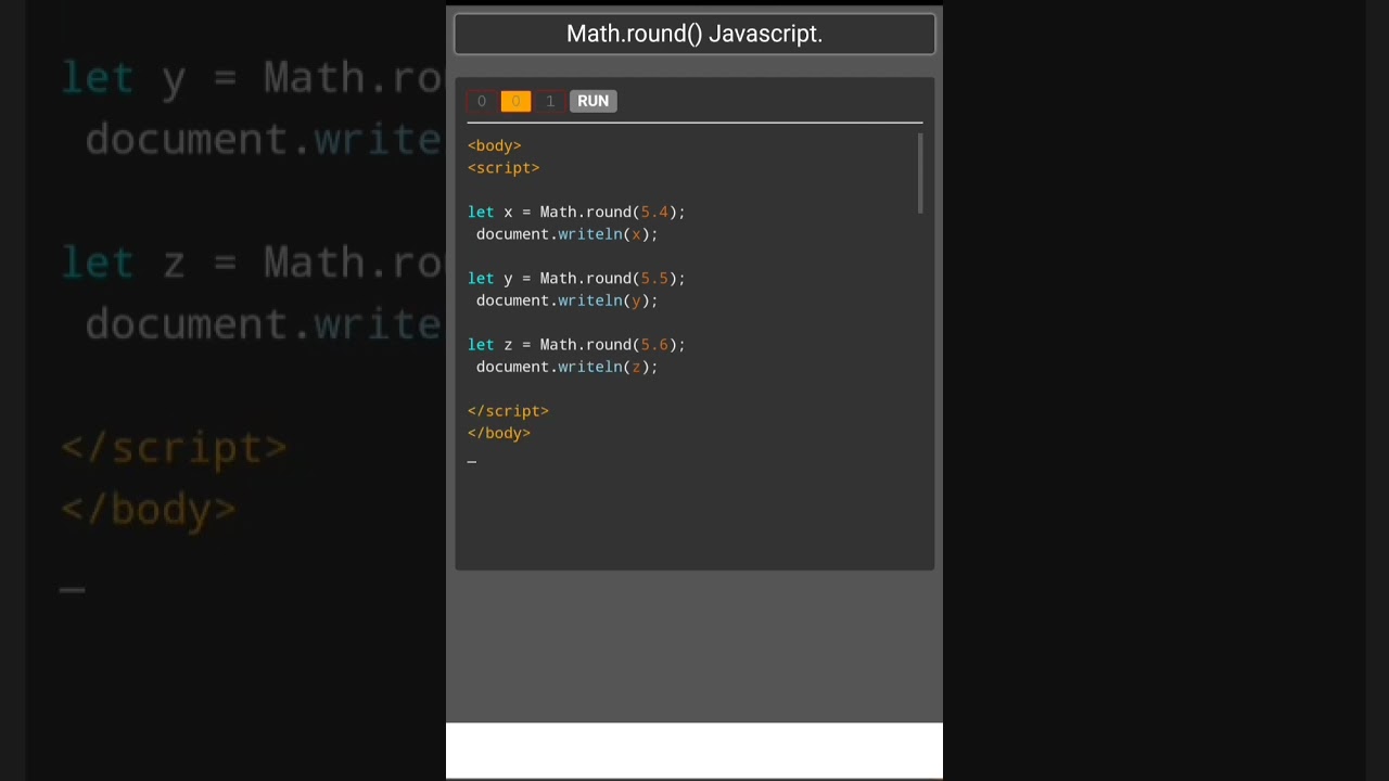 Js math round. Math.Round js. Assign js. Js Math codes. Js Math codes residual.