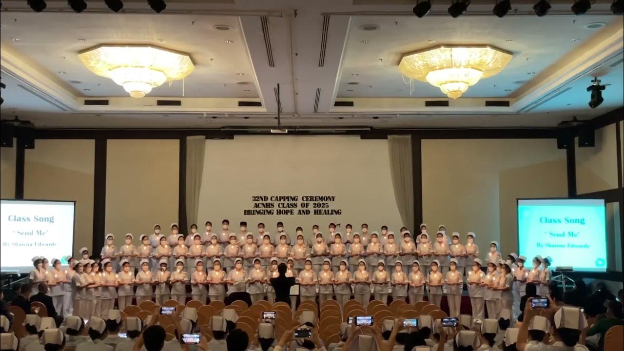 Capping Ceremony of Class 2025 (ACNHS) Send Me by Shawna Edwards