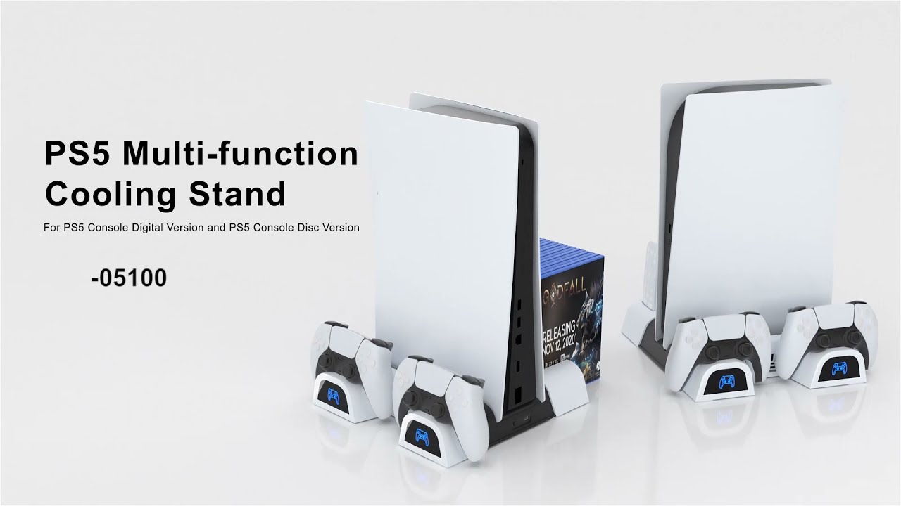 【DOBE】MultiFunctional Vertical Cooling Stand with Controller Charging
