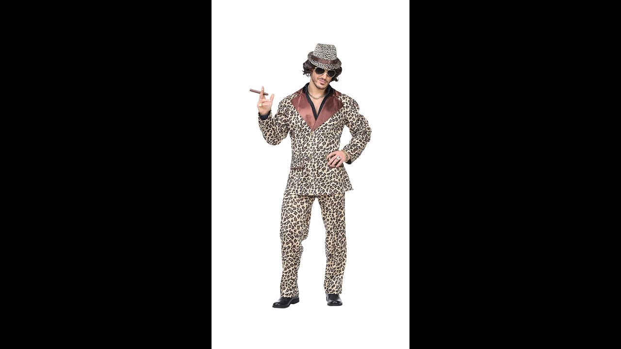 Widmann 35402 Funky Man, kostuum voor volwassenen, broek, hoed