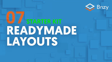 Premade Layouts / Templates | Brizy Cloud 2022, Starter Kit 07