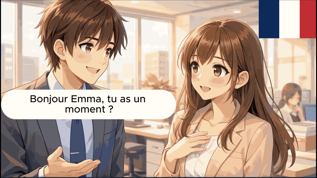 10 Easy French Conversations to Practice Daily(A1-A2) | Easy French Stories