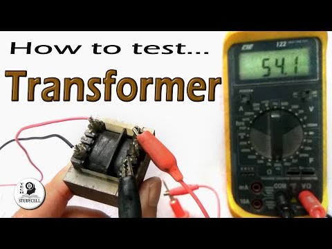 Video: How to test a transformer with a multimeter? Instruction