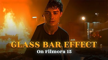 How To make Glass Bar Effect On Filmora 15