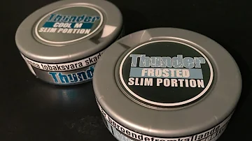 SnusCENTRAL Live Thunder Slim Original Cool Mint and Frosted Snus Review