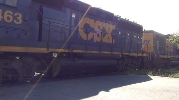 CSX 2733 with RS5T on the CF&E GP38-2 GP40-2 GP30 road slug