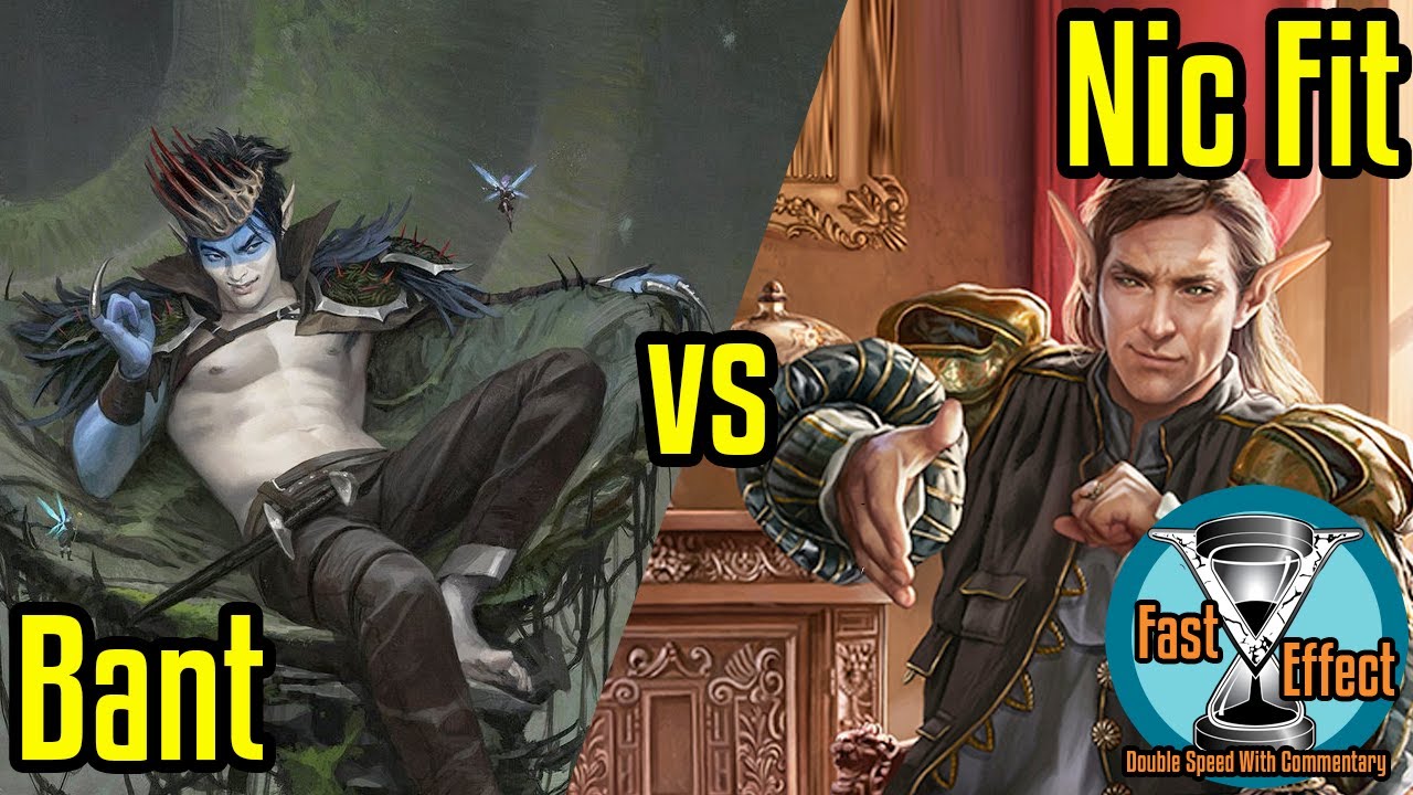 Bant vs Nic Fit | Legacy Magic: the Gathering w/Commentary | Fast Effect