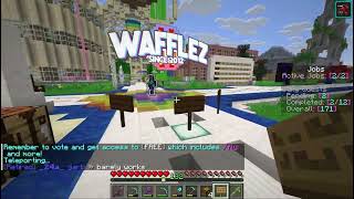 Wafflez Minecraft - PVP Tutorial, Chest Shop Tutorial, PART 1