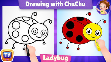 How to Draw a Ladybug? - More Drawings with ChuChu - ChuChu TV Drawing Lessons for Kids