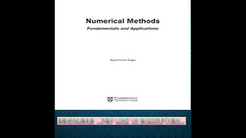 Numerical method by Rajesh Kumar Gupta pdf