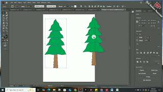 MAKE PINE TREE USING EFFECTS IN ADOBE ILLUSTRATOR