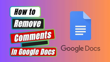 Google Docs Tutorial: How To Remove Comments In Google Docs