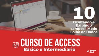 Curso Básico e Intermediário de Access - Ocultar e Reexibir - Aula 10