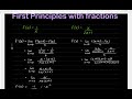 First Principles  Fractions