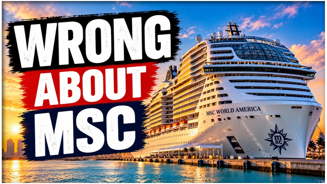 What Everyone Gets WRONG About MSC Cruises