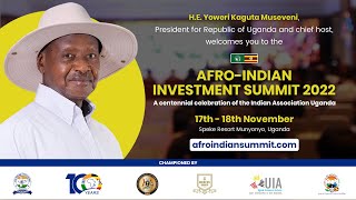LIVE: DAY 1 AFRO INDIA INVESTMENT SUMMIT 2022