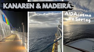 Aidacosma Entspannter Seetag Richtung Teneriffa & Spannende Einblicke Von Bord