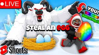 🔴STEAL AN EGG🥚: PLAYING THE NEW UPDATE WITH VIEWERS 😄#roblox #shortsfeed #viral