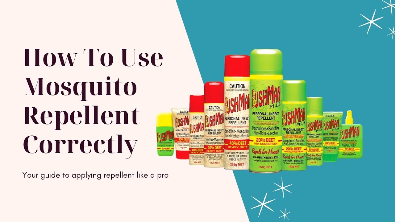 How to use Mosquito Repellent correctly (Karen) YouTube