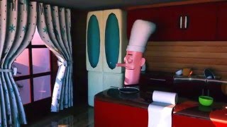A Lazy Chef animation test Maya 2016