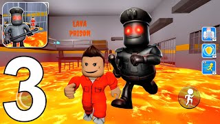 Barry Lava Prison Escape Obby - Gameplay Walkthrough Part 3 - Barry Prison Lava Mod (Android, iOS)