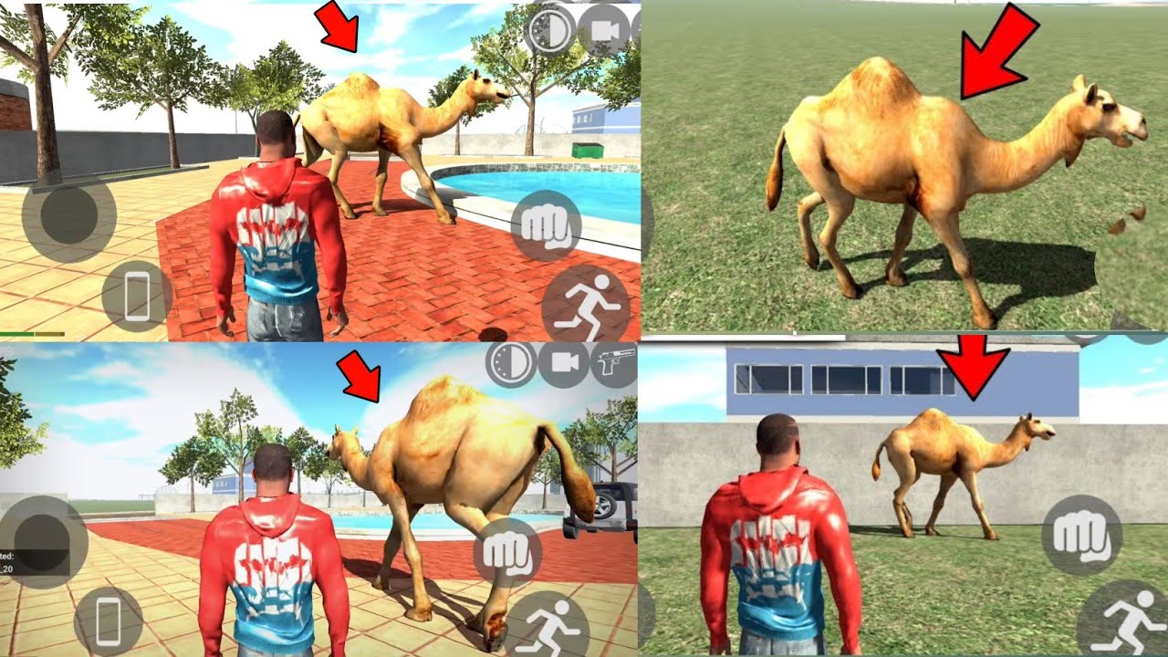 camel in indian bike driving 3d || camel cheat code indian bike driving ...