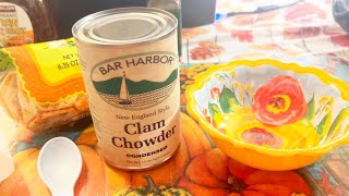 TASTE TESTING BAR HARBOR'S CLAIM CHOWDER! COULD CLAM CHOWDER IN A CAN TASTE GOOD? COME SEE MY REVIEW by Journey with Char 931 views 7 months ago 7 minutes, 43 seconds