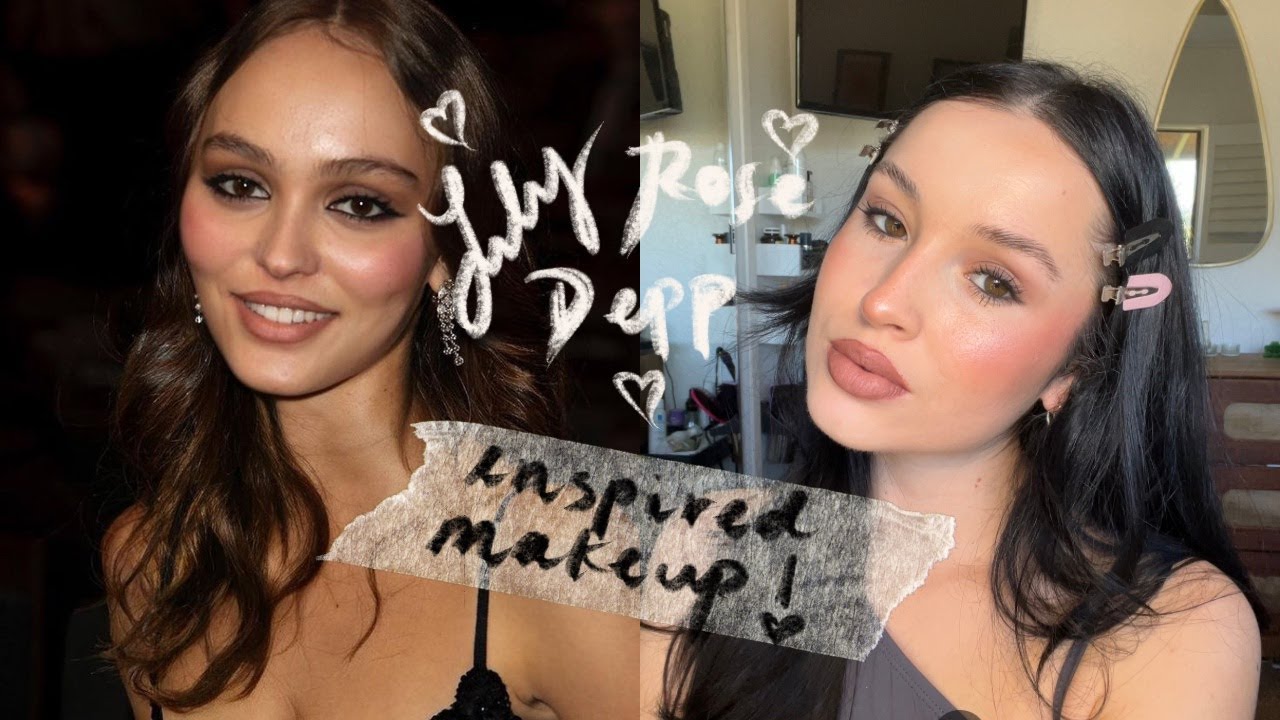 My Lily Rose Depp inspired makeup look!