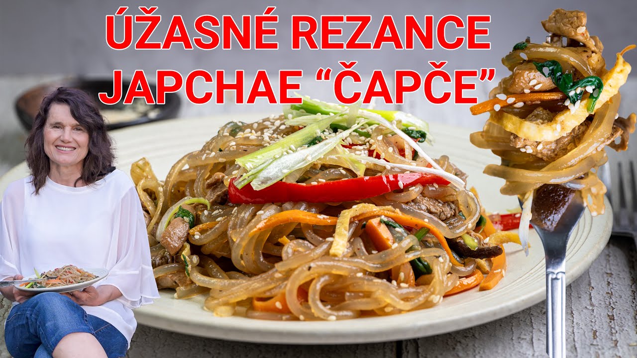 Najslávnejšie kórejské rezance Japchae „Čapče“ - jednoduché a tak dobré!